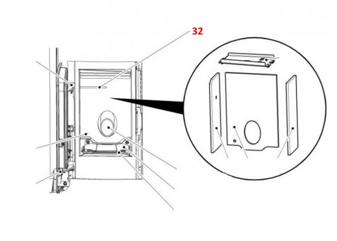 Haas-Sohn Pelletto II 419.08 Vlamtemperatuursensor