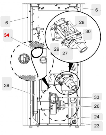 Haas-Sohn Pallazza 532.08 Kamertemperatuur sensor