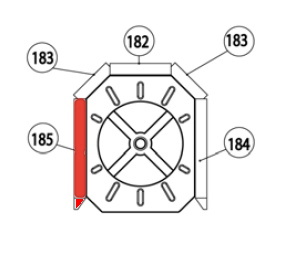 Haas-Sohn Imatra 212.17 Zijsteen links voorkant