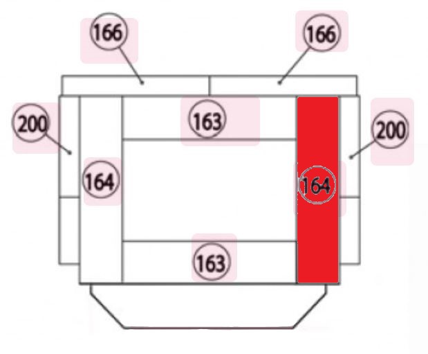 Haas-Sohn Zeta 317.15 Zijsteen rechts