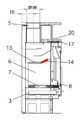Haas-Sohn Zeta 317.15 vlamplaat voorkant