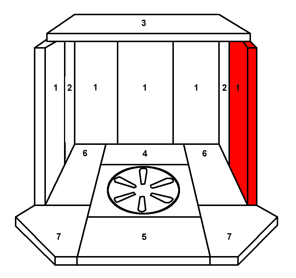 Skantherm Flagon Zijsteen rechts voorkant