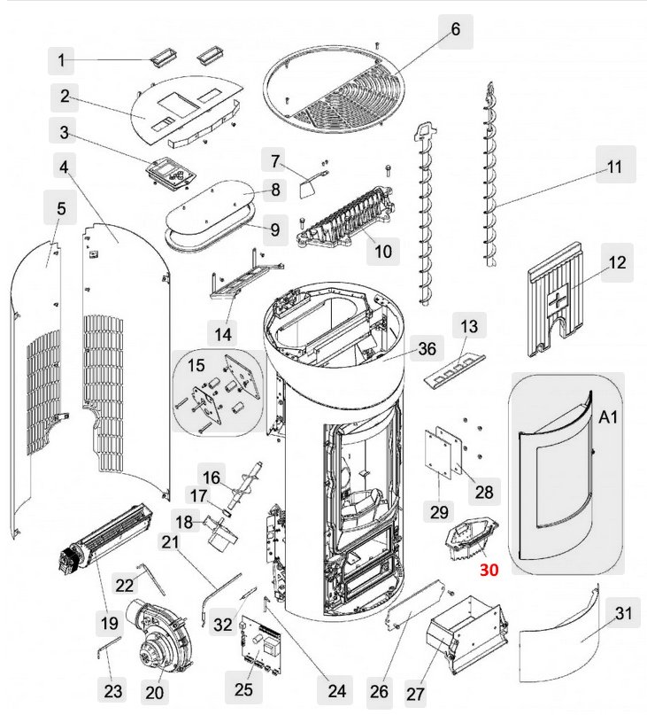 Haas-Sohn HSP 7 450.08 branderpot