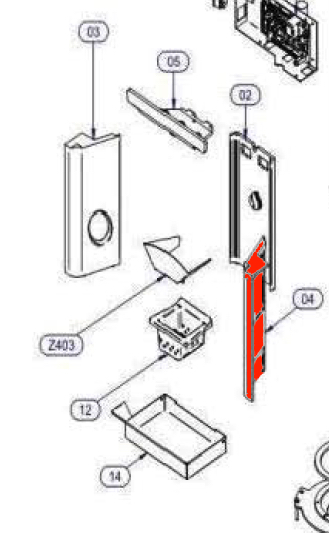 Wamsler PO 90 Zijsteen rechts