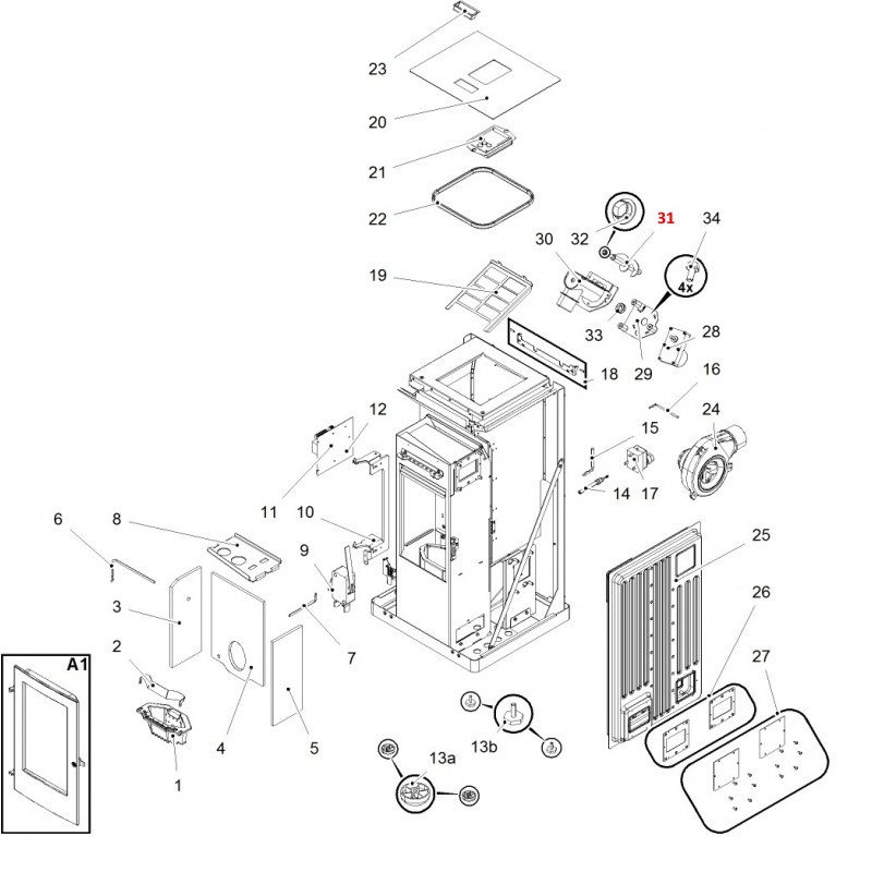 Haas-Sohn Pelletto III 434.08 vijzel