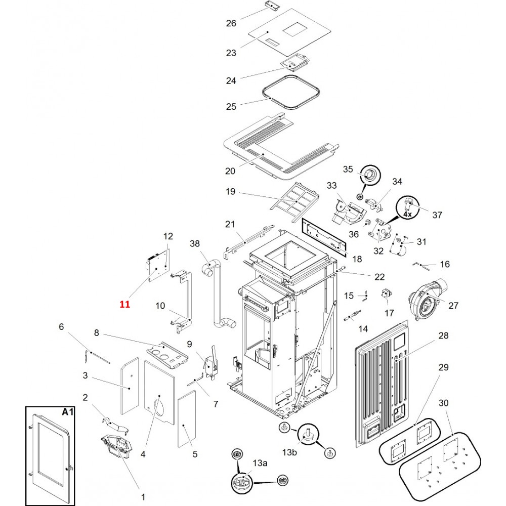Haas-Sohn Pallazza III RLU-PGI 520.08 Besturingssysteem