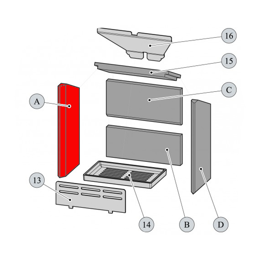 Haas-Sohn Agrigento 220.17 Zijsteen links