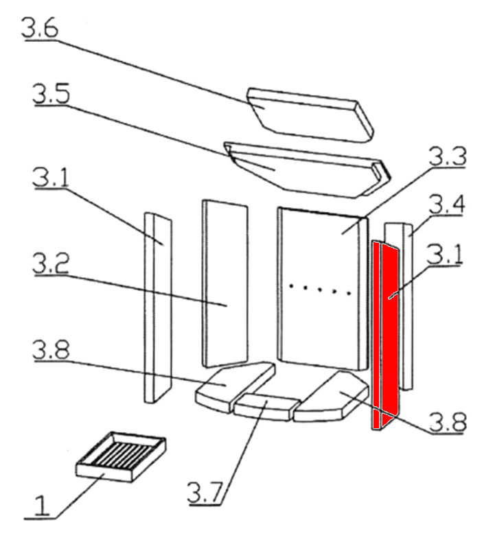 Oranier Polar 6 Zijsteen rechts voorkant A