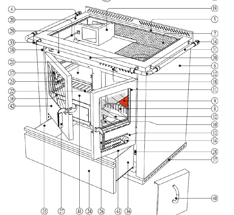 Wamsler K134F/A Asrooster