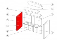 Wamsler Type 10180 Zijsteen links