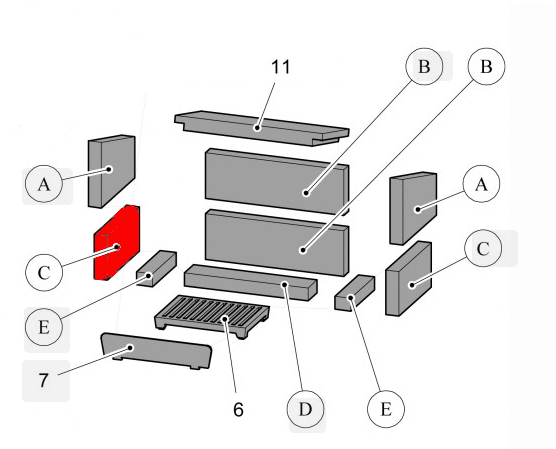 Haas-Sohn Java II 204.14 Zijsteen links onder