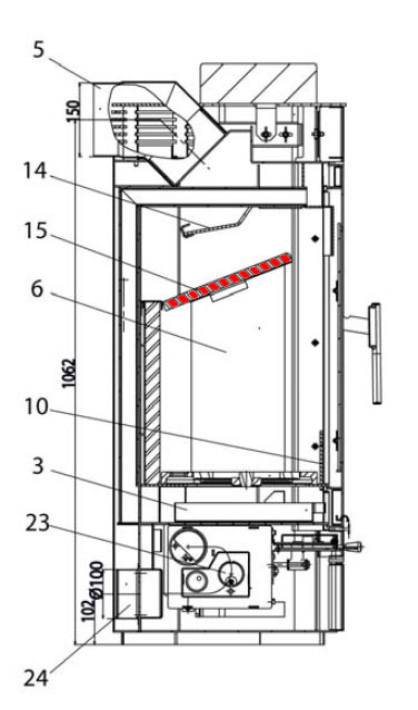 Haas-Sohn Kerpen 232.17 vlamplaat onder