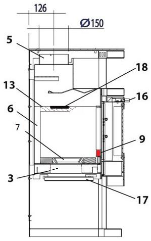 Haas-Sohn Fuego 287.12 houtvanger