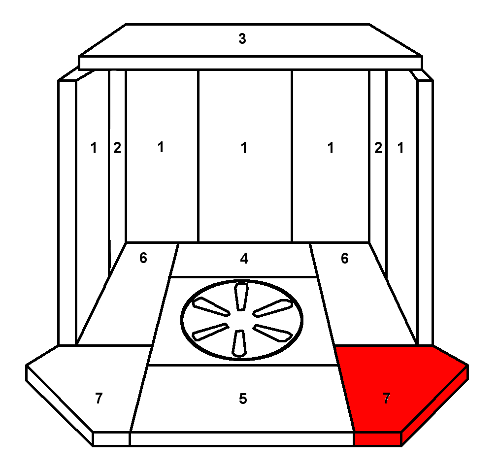 Skantherm Orio Bodemsteen voorkant rechts