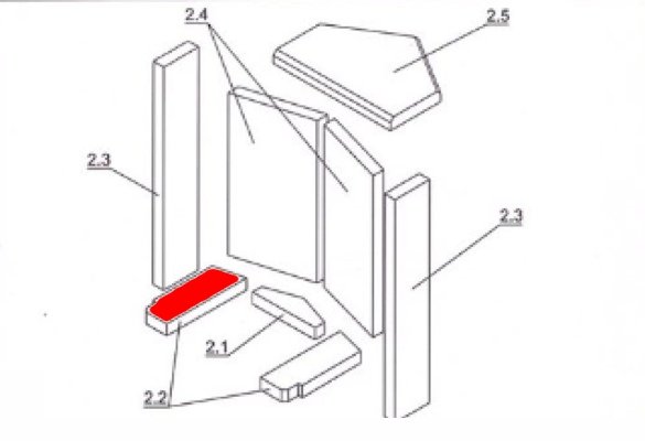 Oranier Alto Bodemsteen links