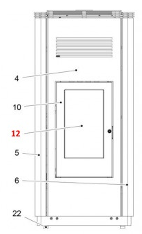 Haas-Sohn Pelletto II 434.08 Glasruit
