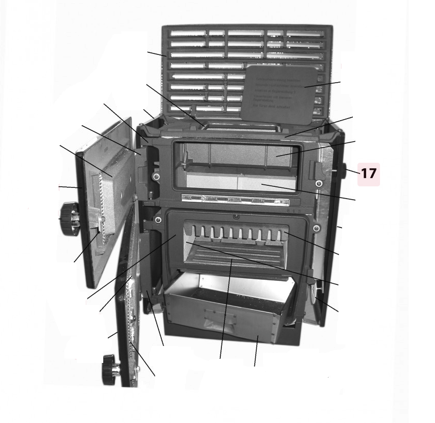 Haas-Sohn Bernau 130.15 Knop luchtregeling primair