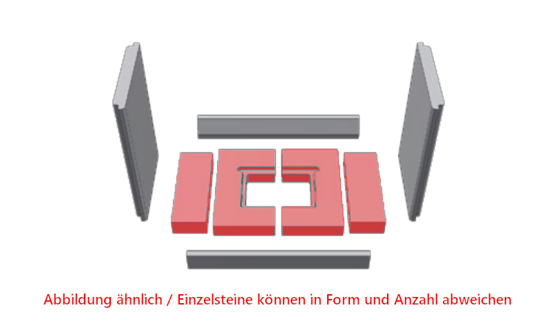 Schmid Lina TV 73/45 Bodemsteen Set