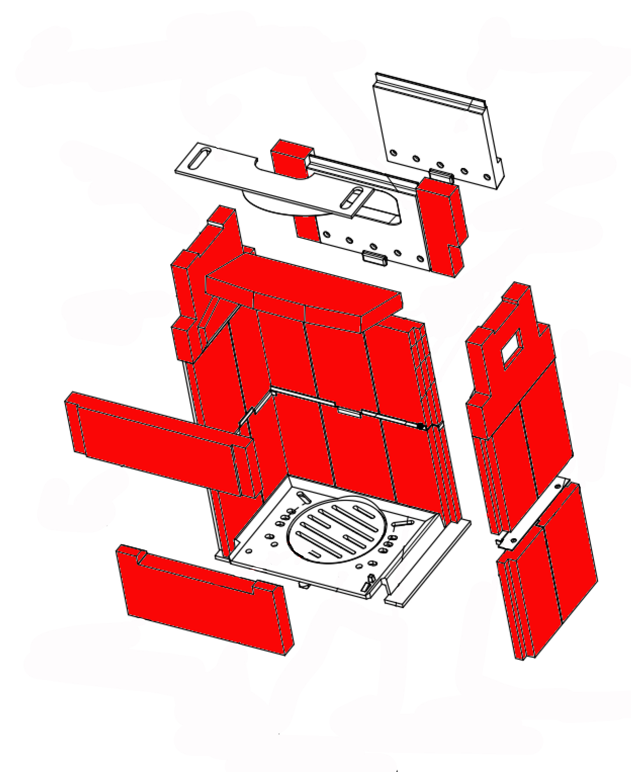 Wamsler Type 10982 binnenwerk Set
