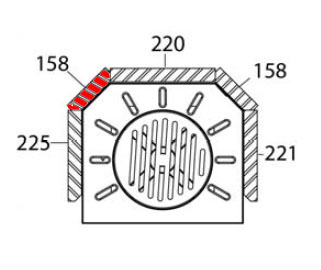 Haas-Sohn Nyland 248.17 Zijsteen achteraan links
