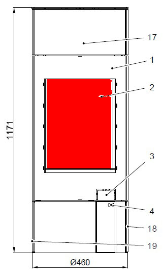 Haas-Sohn Ficus II 287.12 Glasruit