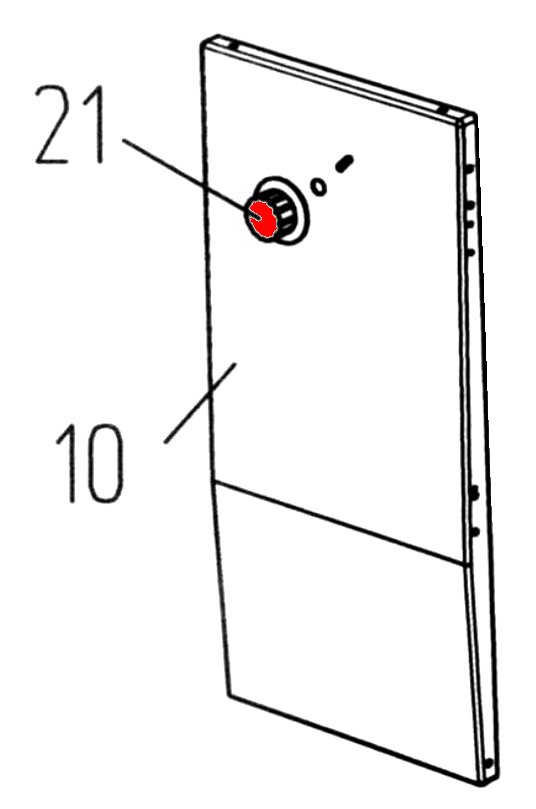 Wamsler KS 109-6 A/A Knop