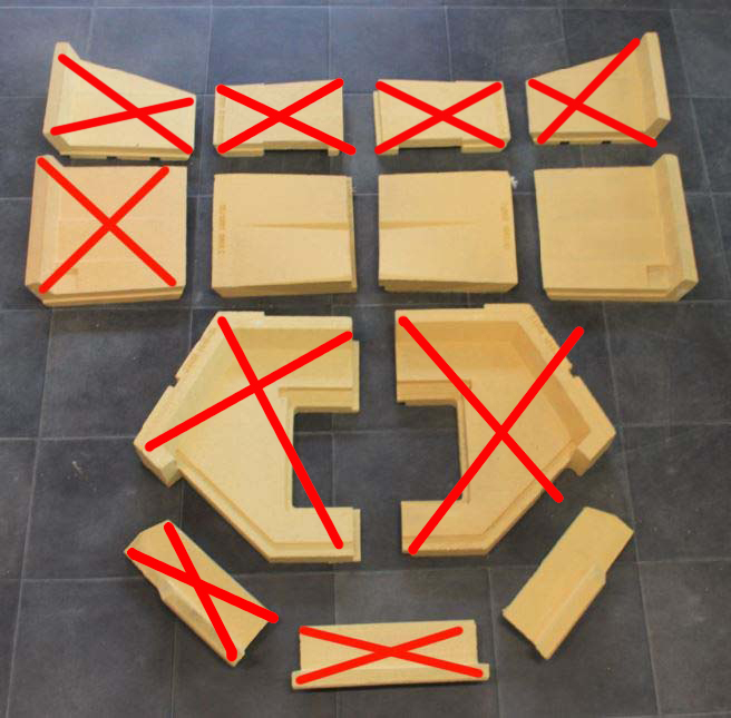 Spartherm Prismo 650 x 510 Feuerraumauskleidung