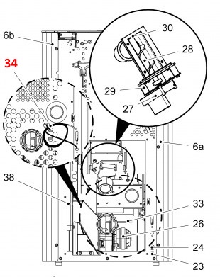 Haas-Sohn Pallazza II 519.08 Kamertemperatuur sensor