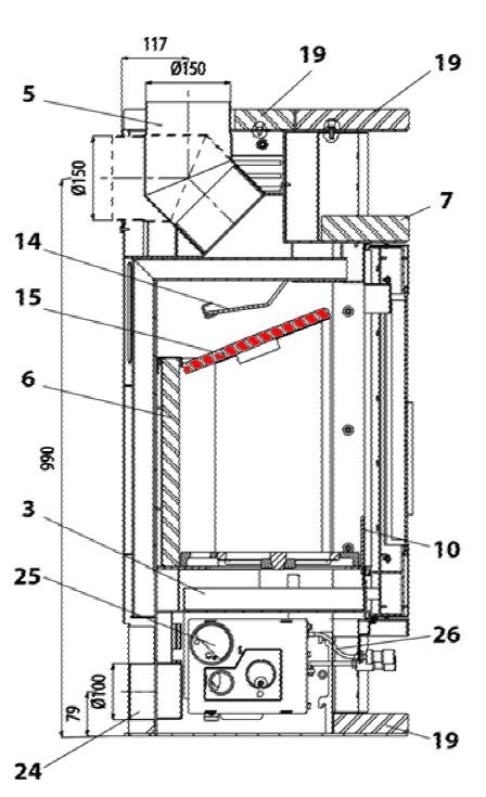 Haas-Sohn RHO 233.17 vlamplaat onder