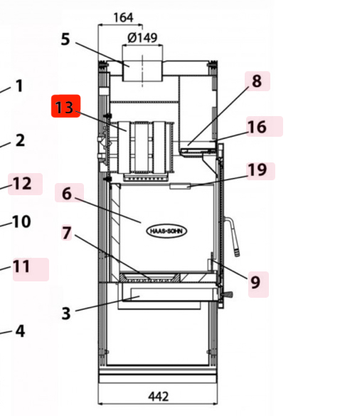 Haas-Sohn Belaqua 468.19 Warmtewisselaar