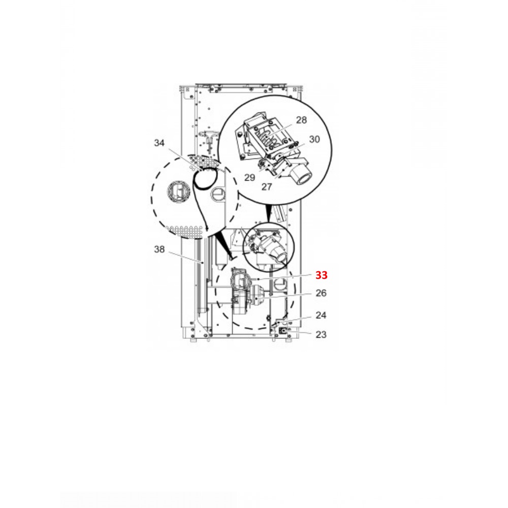 Haas-Sohn Pelletto 417.08 Thermische sensor