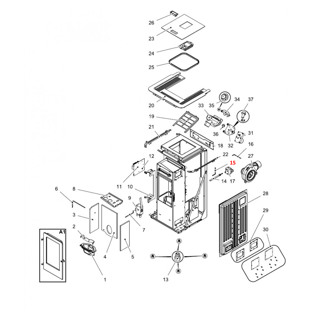 Haas-Sohn Pallazza III 534.08 Kamertemperatuur sensor