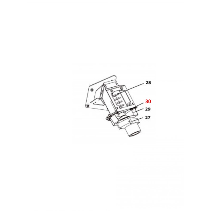 Haas-Sohn Pallazza RLU 518.08 lagerbuis voor vijzel onder
