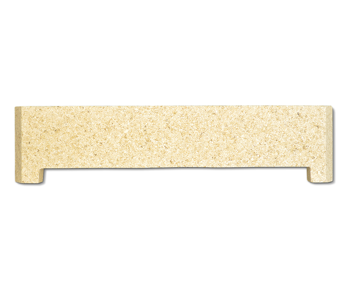 Fireplace Kobe Achterste muur steen boven