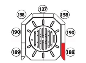 Haas-Sohn Harstad 216.15 Zijsteen rechts voorkant