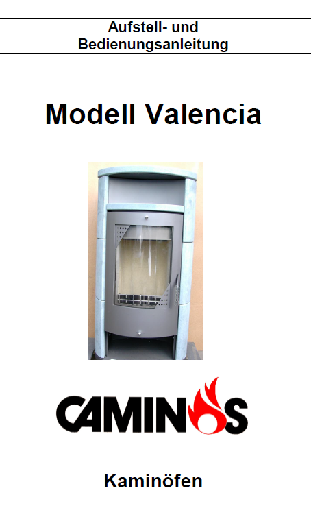 Caminos Valencia Gebruiksaanwijzing