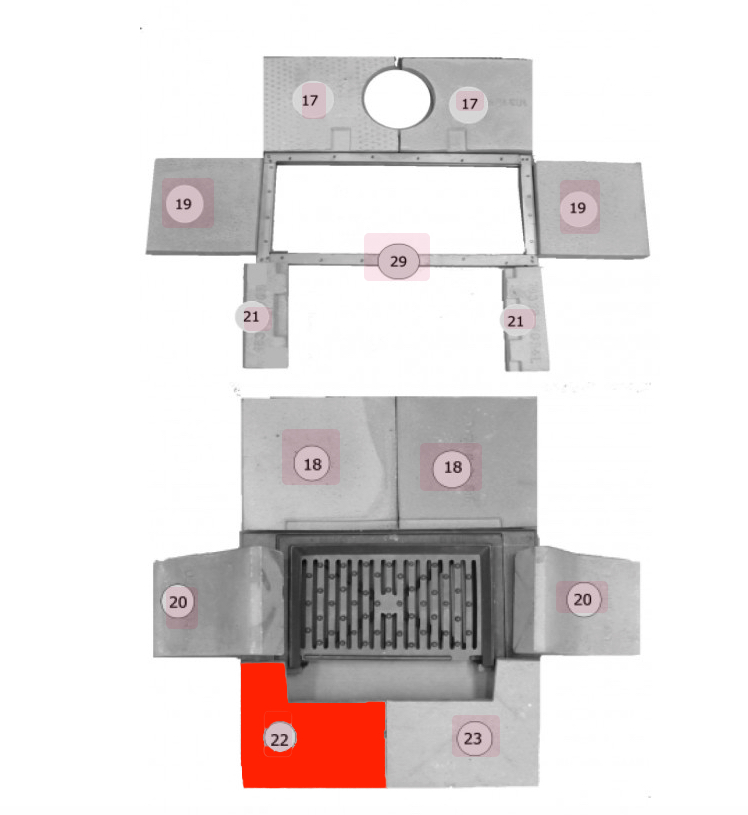 Haas-Sohn Carina 191.12 Bodemsteen links voorkant