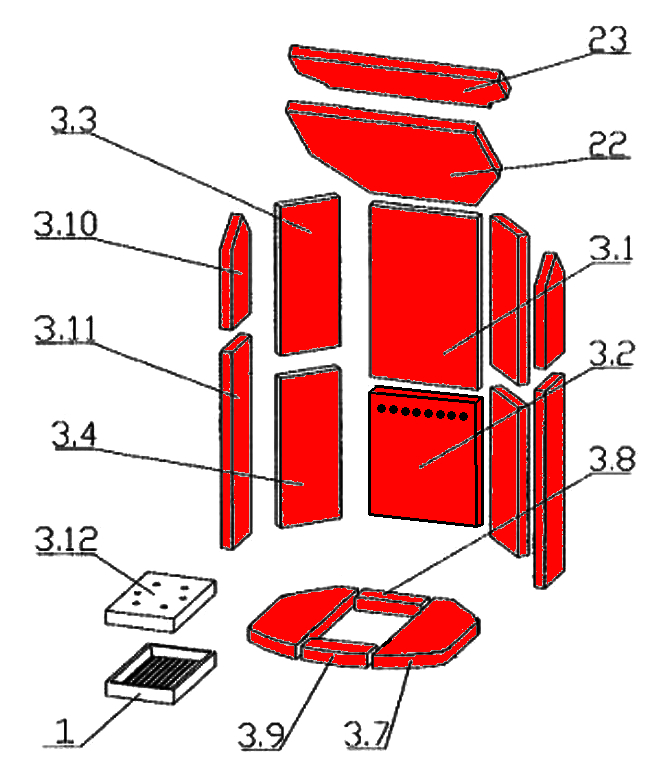 Oranier Polar 8 binnenwerk C