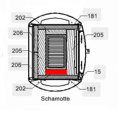 Haas-Sohn Fuego 287.12 Bodemsteen links