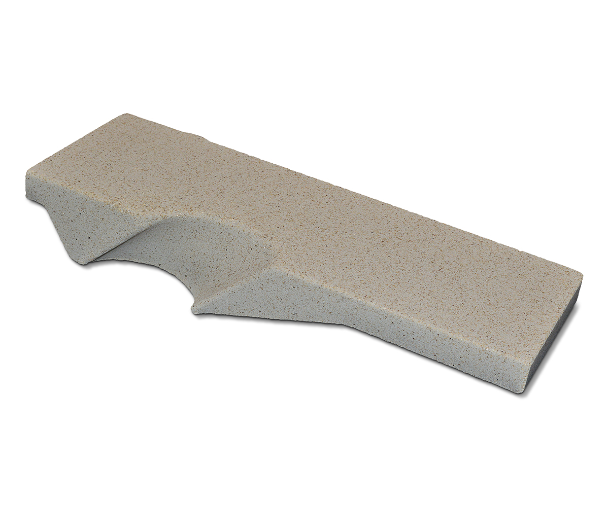 Haas-Sohn Compact-Pellet 310.06 Achterste muur steen achteraan rechts