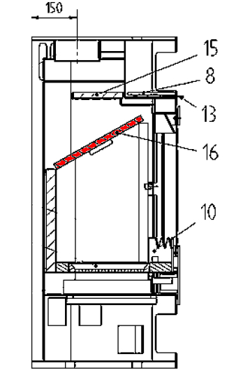 Haas-Sohn Tallinn 163.15 vlamplaat onder