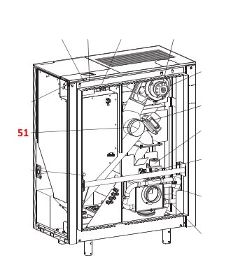 Wodtke ixbase air+ Afdichting Kachelpijp
