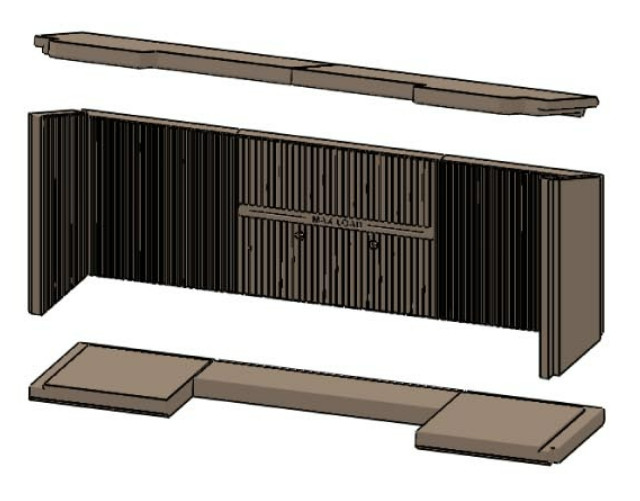 Oranier Ziva XL binnenwerk