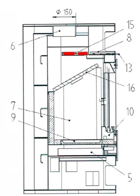 Haas-Sohn Harstad 216.15 vlamplaat boven