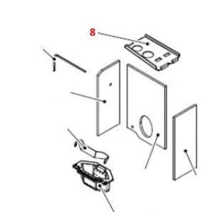 Haas-Sohn Pelletto 432.08 Bedieningspaneel