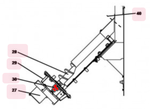 Haas-Sohn Pallazza 532.08 lagerbuis voor vijzel onder