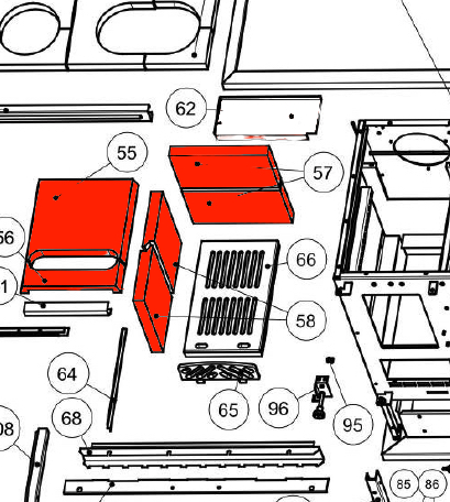 Wamsler W1-75 binnenwerk