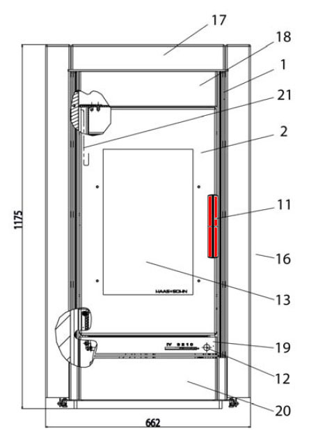 Haas-Sohn Kerpen 232.17 Deurklink