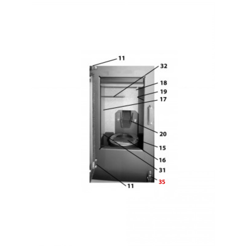 Haas-Sohn Pelletto RLU 418.08 Kamertemperatuur sensor