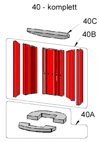 Oranier Arktis 5 Zijsteen Set B